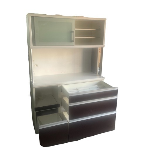 ジ0803-11 松田家具松田家具　2面レンジボード　家具 収納家具 食器棚　キッチン収納