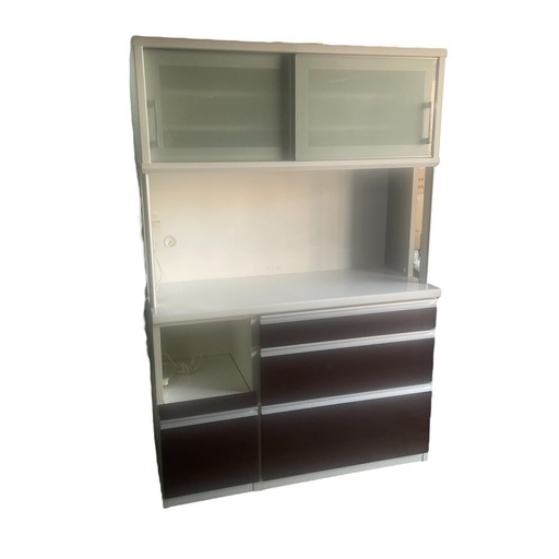 ジ0803-11 松田家具松田家具　2面レンジボード　家具 収納家具 食器棚　キッチン収納