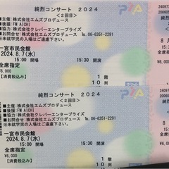 純烈コンサート8月7日一宮市民会館