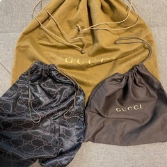 GUCCIきんちゃく3、リボン1の画像