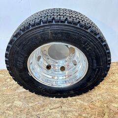 【未使用品】ブリジストン/BRIDGESTONE タイヤ W900 265/70R 19.5 140/138J 2023年製 ホイール ALCOA スタッドレス　/SL2の画像