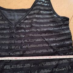 　タンクトップ　スパンコール　ダンス　他出品もあり、おまとめは2割価格下げますの画像