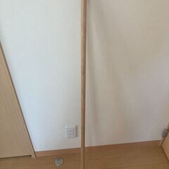 無印　ヘッドが付け替えられる　木製ポール