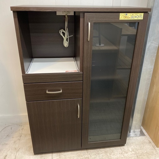 J028 レンジ台(ダストBOX付き) 幅89.5cm