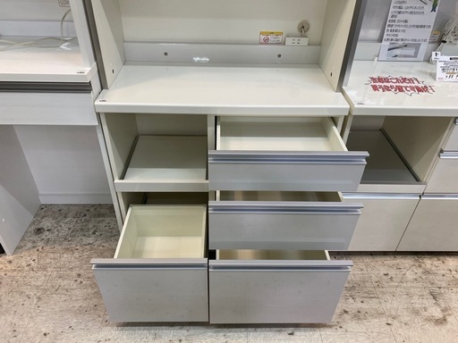 【愛品館 江戸川店 キッチン収納】Pamouna（パモウナ）キッチンボード ID:151-008323-007