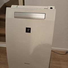 中古品 SHARP シャープ 加湿空気清浄機 KI-FX55-W 2017年製 プラズマクラスター 
