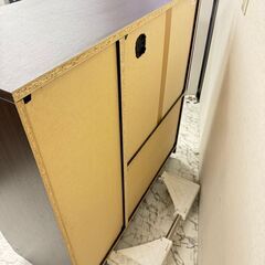  19106   １枚とびらキッチンカウンター 幅89.5   ◆大阪市内・東大阪市他 6,000円以上ご購入で無料配達いたします！◆ ※京都・高槻・枚方方面◆神戸・西宮・尼崎方面◆生駒方面、大阪南部方面　それぞれ条件付き無料配送あり！            の画像