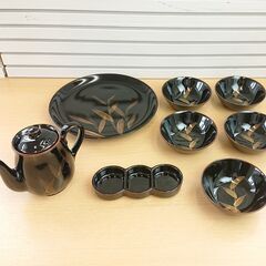  理由有未使用・長期保管品 天目釉天婦羅揃 ROYAL MARU...