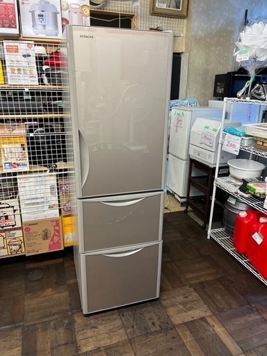 日立　18年冷凍冷蔵庫　315L 真空チルド自動製氷