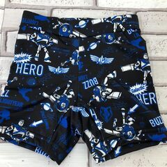 Ｒ）新品！90㎝ トイストーリー バズ 水着 長袖 ラッシュガード セットの画像