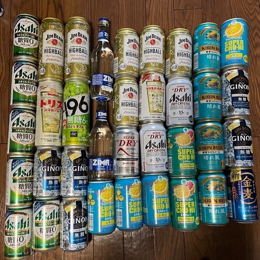 ビール、酎ハイ