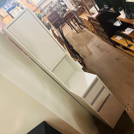 《売約済》【武蔵小山店】　スキマ収納　隙間収納　スリム　ラック　棚　リビング収納　脱衣所　デットスペース　レンジボード　食器棚　キッチンカウンター　キッチン収納　家具　検　ニトリ　NITORI