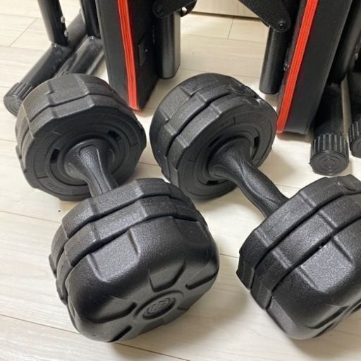 可変式ダンベル（10kg×2）その他バーベル ダンベル