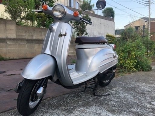 【原付50㏄バイク車体】スズキ　ヴェルデ（ベルデ）2stスクーターレトロ＠神奈川県川崎市麻生区より