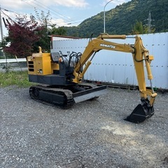 Komatsu ユンボ PC10建設機械 パワーショベル ★1ト...