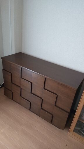サンウッディ　チェスト　ブラウン