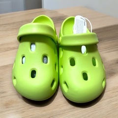 ✨新品✨posee EVA 厚底サンダル レディース 23cm グリーン 脚長の画像