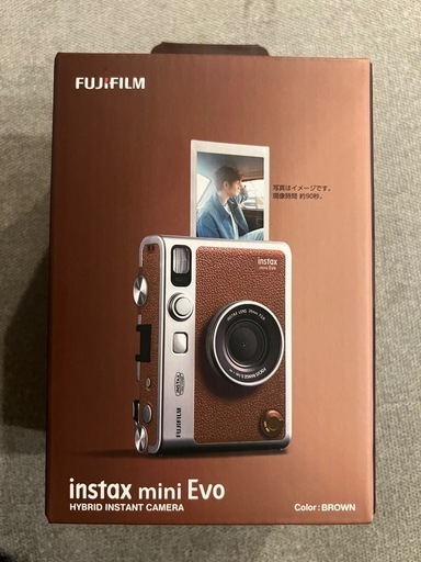 【新品未使用】instax mini Evo本体 ブラウン 茶
