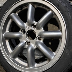 ホイール タイヤ付き 155/55/R14の画像
