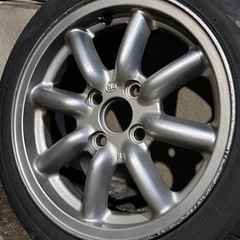 ホイール タイヤ付き 155/55/R14の画像