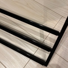 tower 山崎実業 マグネット 伸縮 洗濯機 バスタオルハンガー　黒(ブラック)の画像