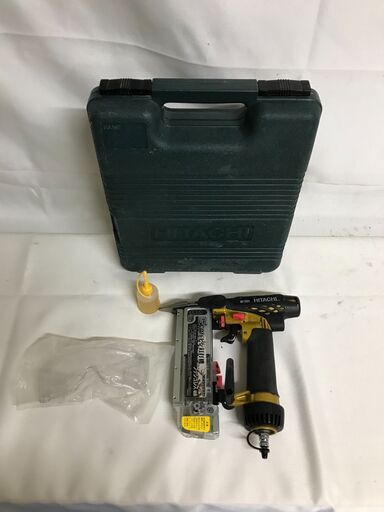 【北見市発】ヒタチ HITACHI 日立 高圧ピン釘打機 NP 45H 黄 (D5924hykY)