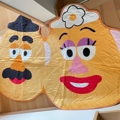 ディズニー　ポテトヘッド　ラグ