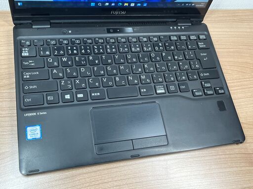 タッチパネル〉0745 富士通　Fujitsu Lifebook U939X/C　8GB/SSD256 軽量 ノートパソコン Win1