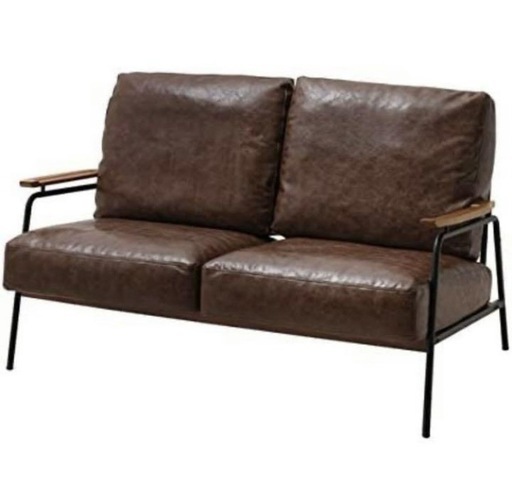 アンセム　ビンテージレザー調ソファ