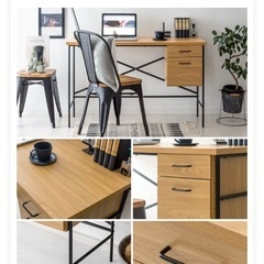 最終値下げ！デスク｜テレワークにも◯｜定価1.7万円｜8/25引き取りまで😭の画像