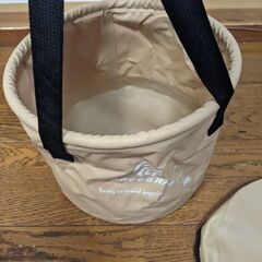キャンプ　海　釣り　川遊び　アウトドア　折り畳みバケツの画像