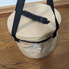 キャンプ　海　釣り　川遊び　アウトドア　折り畳みバケツの画像