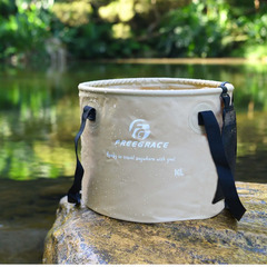 キャンプ　海　釣り　川遊び　アウトドア　折り畳みバケツの画像