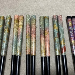 和紙柄　箸　6膳　セットの画像