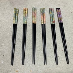 和紙柄　箸　6膳　セット