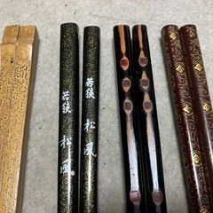 塗り箸　竹箸　7膳　セットの画像