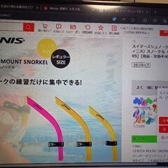 Finis　 水泳練習専用　競泳　水泳部　シュノーケル　スイミングプールの画像
