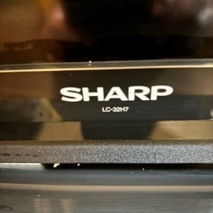 シャープ32インチテレビの画像