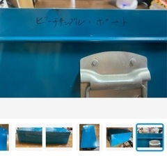 衣装ケース 昭和 レトロ ブリキ アンティークの画像