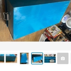 衣装ケース 昭和 レトロ ブリキ アンティークの画像