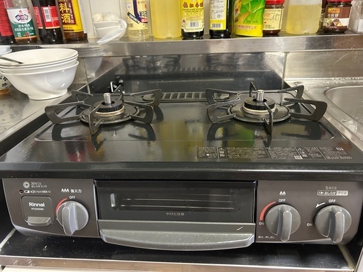 3ヶ月だけ使用　完全美品 リンナイ Rinnai RTE565BK 都市ガスコンロ