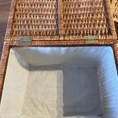 2個セット‼️　籠　カゴ　ピクニック　収納などに！の画像