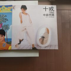 中森明菜・少女隊　セブンイレブン限定（非売品／当時もの）ダンボール製LPジャケサイコロの画像