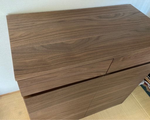 美品✨無印良品の木製キャビネット ウォールナット