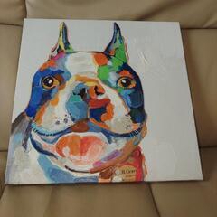 フレンチブルドッグ絵画