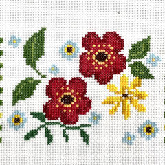 クロスステッチ 刺繍 ☆ 完成品の画像