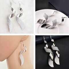 トルネードフックピアス（新品）シルバーの画像
