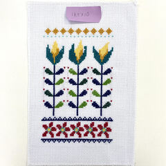 クロスステッチ 刺繍 ☆ 完成品