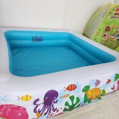 美品 屋根付きプール 子ども用プールの画像