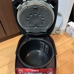 炊飯器HITACHI RZ-VV100M(R)2015年製の画像